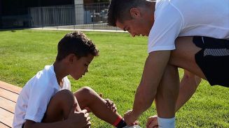 Cristiano Junior: Ganz der Papa