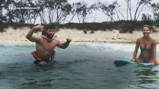 Hollywoodreifer Urlaub: Hemsworth-Familie in Australien